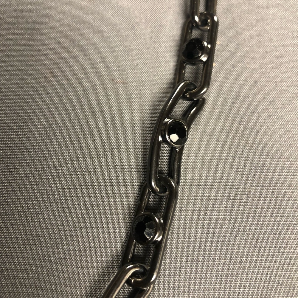 Simply Vera Vera Wang Glossy Black / Gun Metal Necklace - Picture 5 of 6